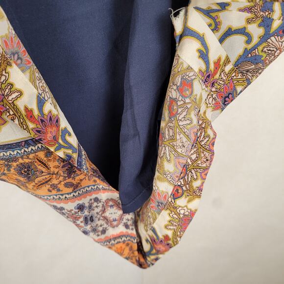 New Maeve by Anthropologie Barcelona floral print silk midi dress size 4 Boho - Picture 6 of 10